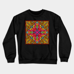 Colorful Mandala pattern Crewneck Sweatshirt